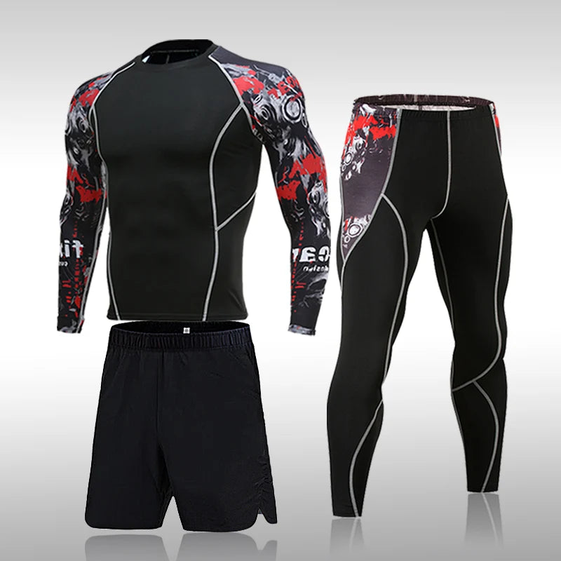 Men’s Sports Suit MMA Rashguard