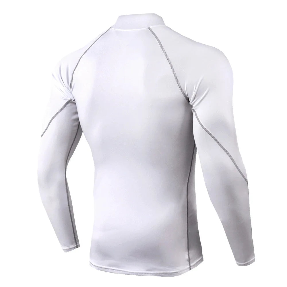 Men Sport T-shirt Long Sleeve Compression