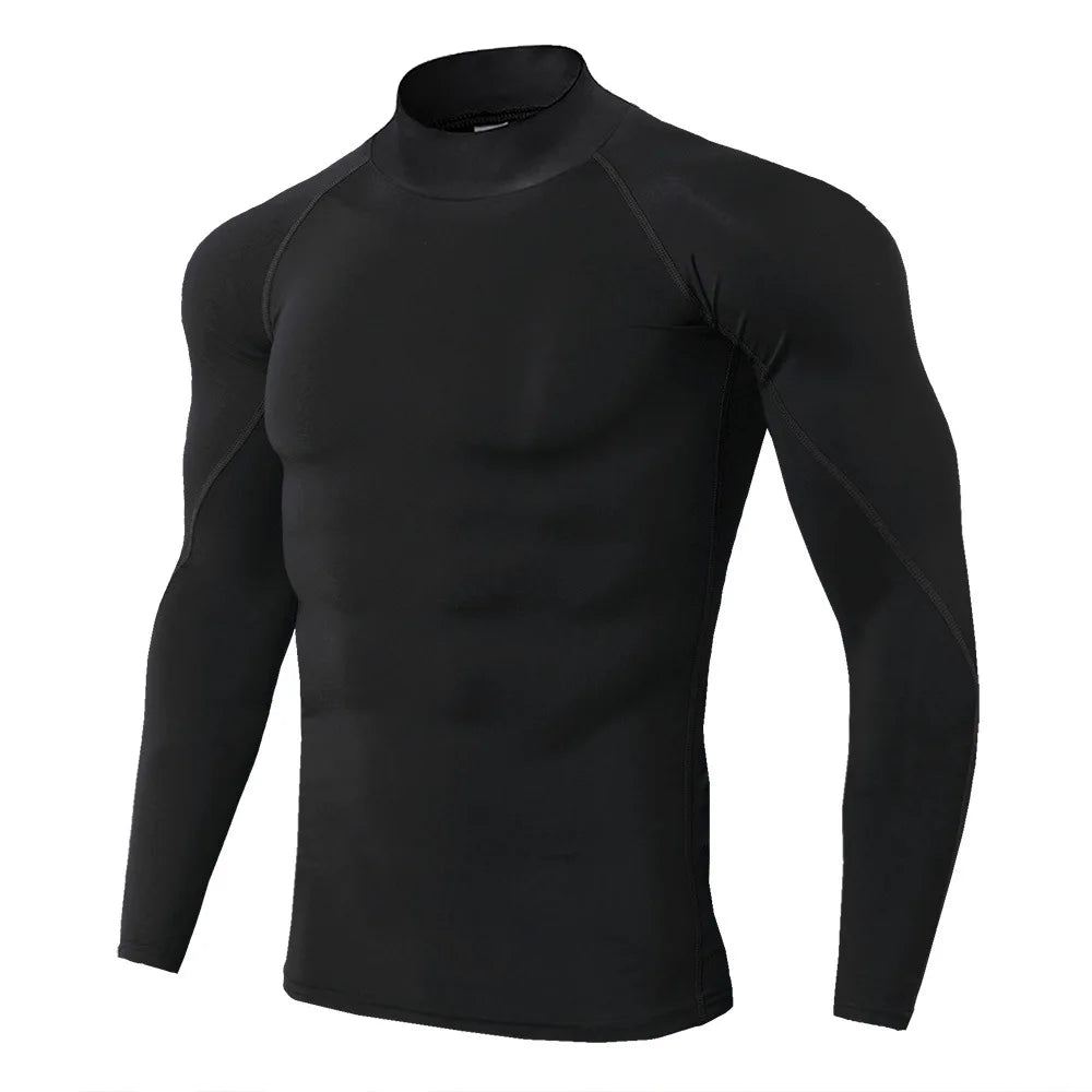 Men Sport T-shirt Long Sleeve Compression