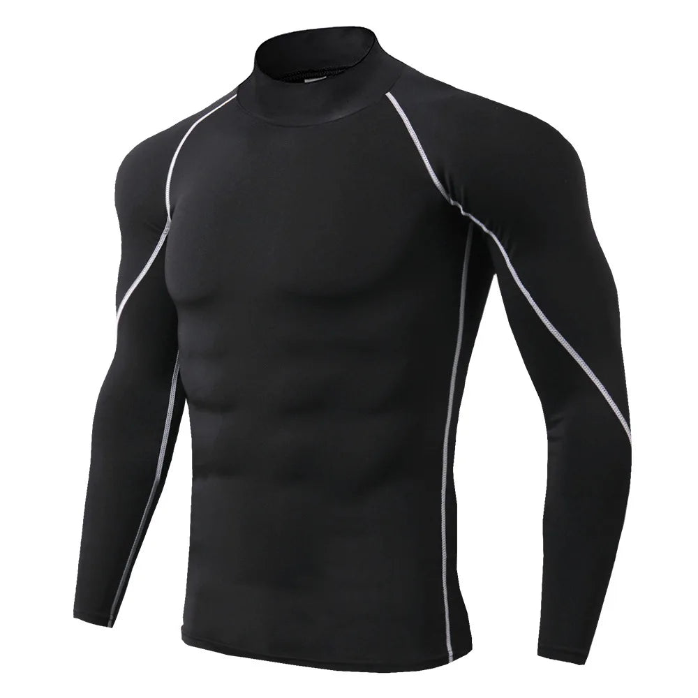 Men Sport T-shirt Long Sleeve Compression