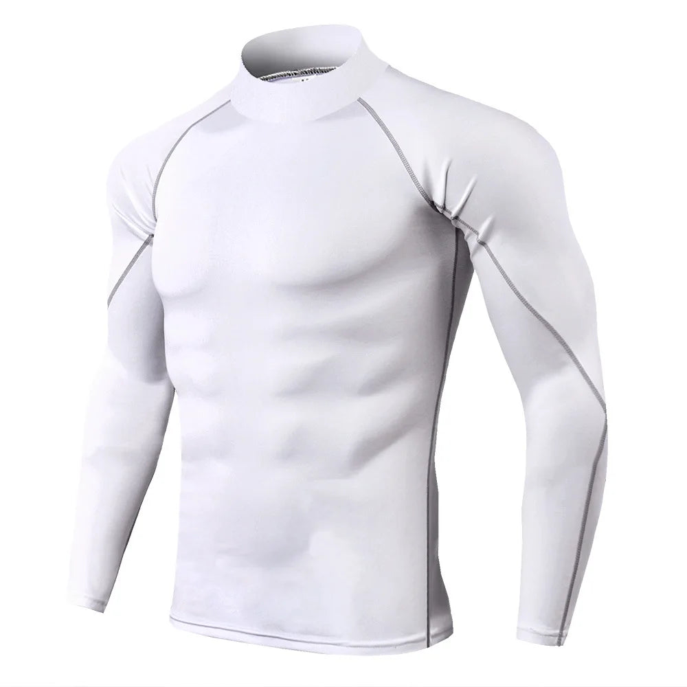 Men Sport T-shirt Long Sleeve Compression