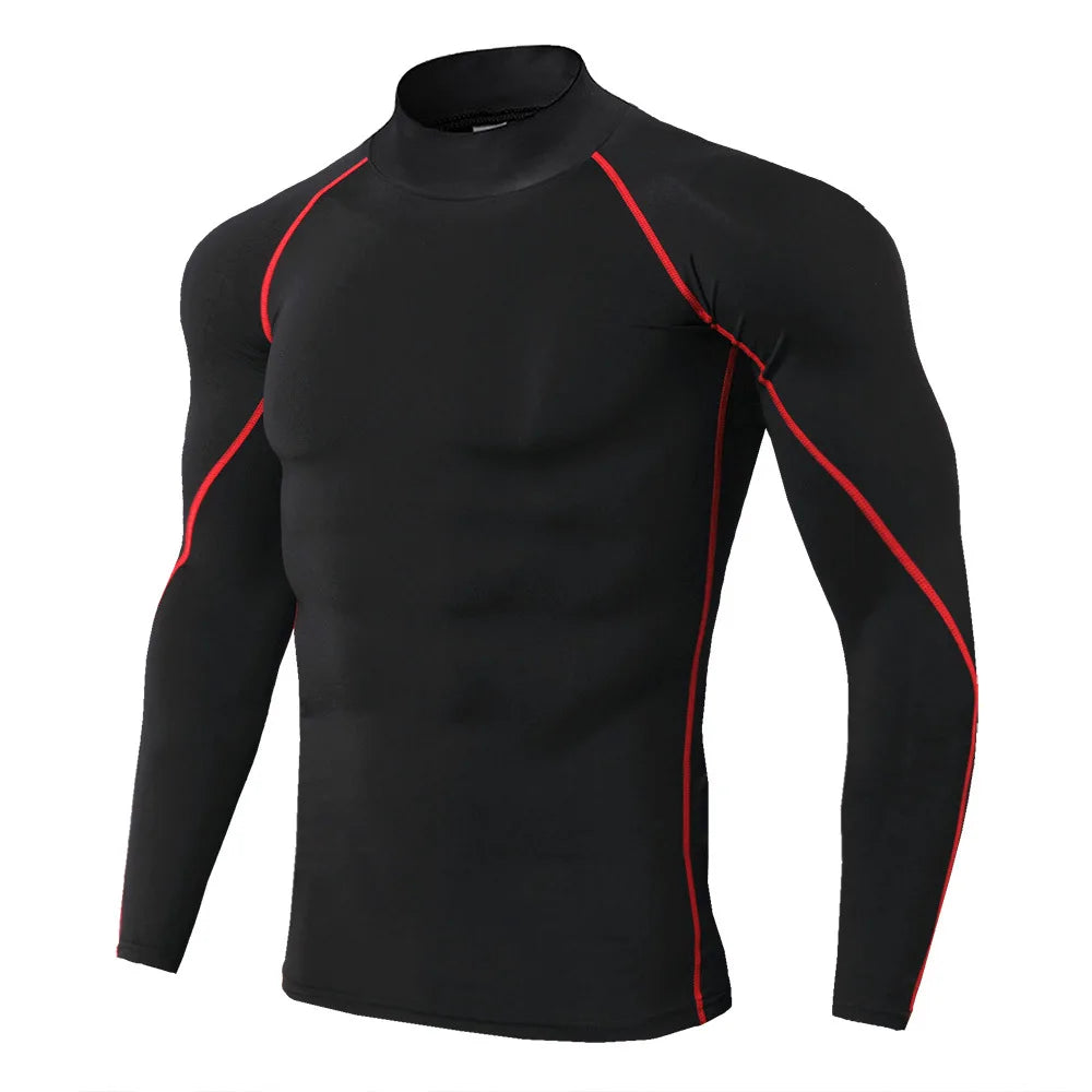 Men Sport T-shirt Long Sleeve Compression