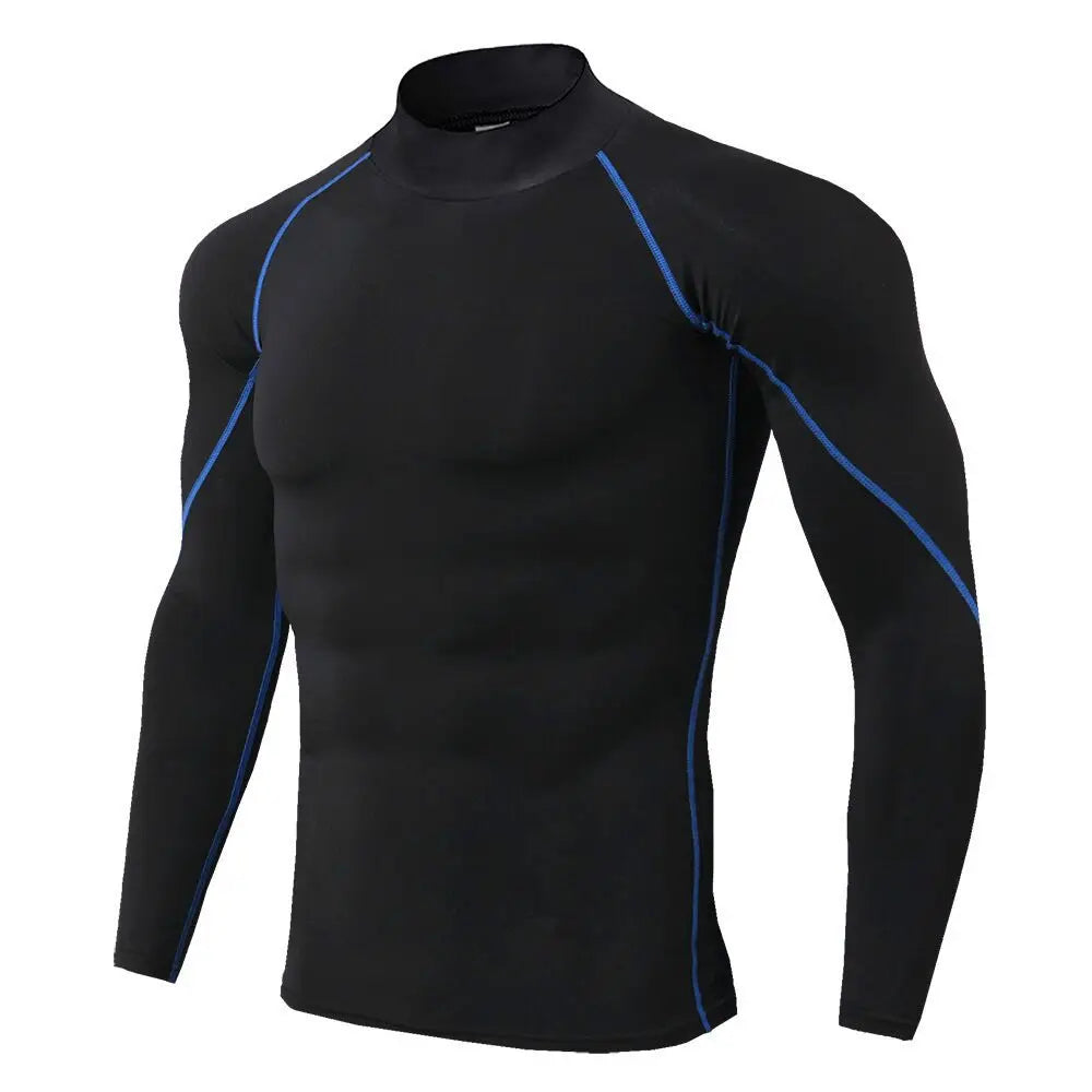 Men Sport T-shirt Long Sleeve Compression
