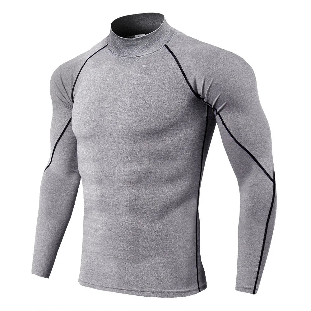 Men Sport T-shirt Long Sleeve Compression