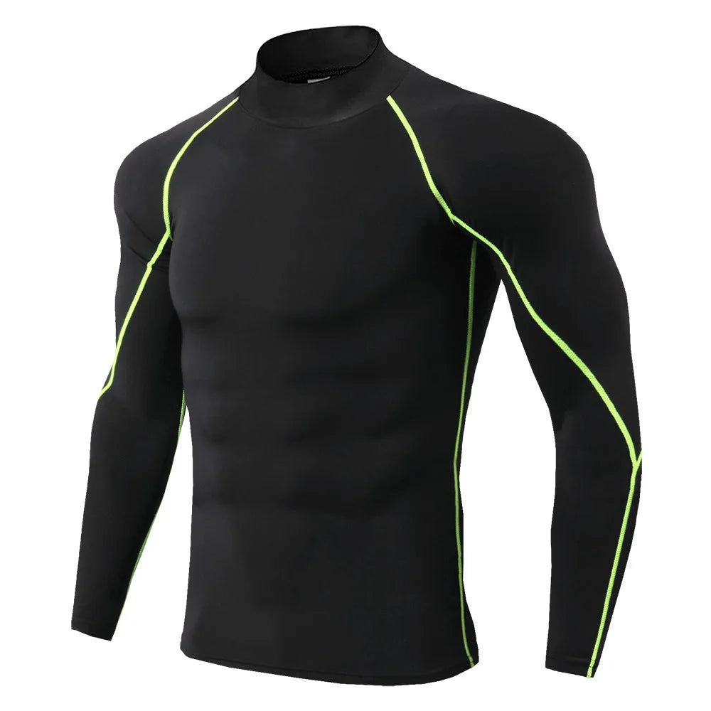 Men Sport T-shirt Long Sleeve Compression