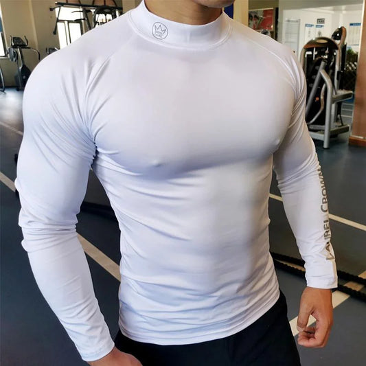 Fitness T-shirt Compression Muscle Workout Clothing