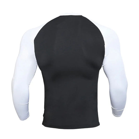 Mens Bodybuilding  Compression Long Sleeve T-Shirt
