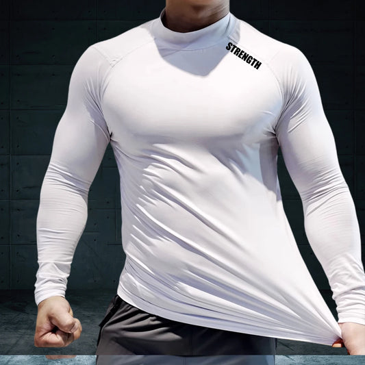 Dry Long Sleeve T-Shirts Running Workouts Undershirt